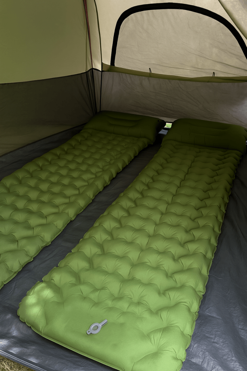 Self-Inflating Camping Mattress with Built-In Pump & Compact Design-Field & Wild