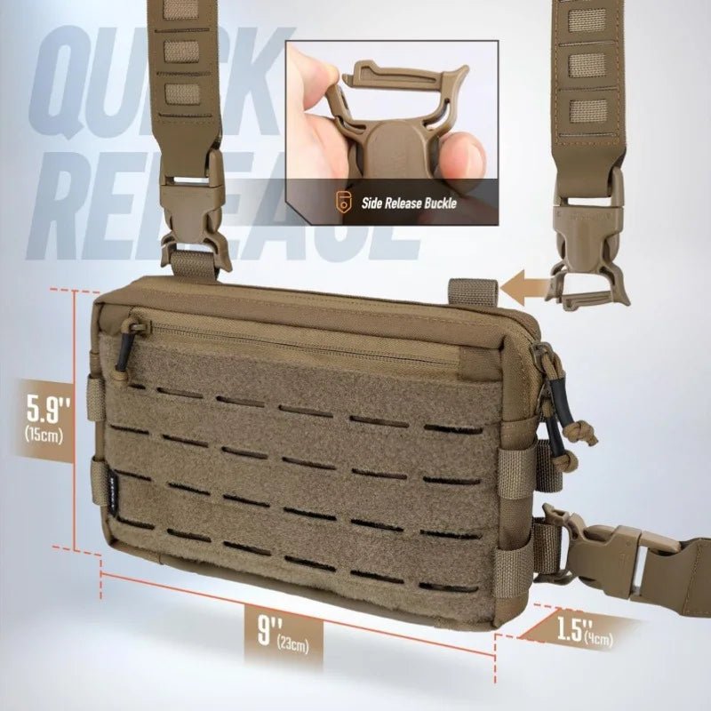 Chest Bag Lightweight Waterproof Nylon Pack | Active Peaks-Field & Wild