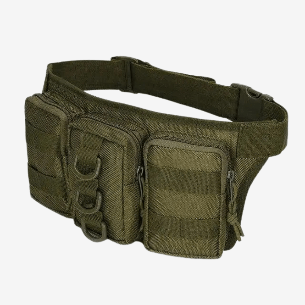 Tactical 5L Waist Pack with Zipped Compartments - Field & Wild-Field & Wild
