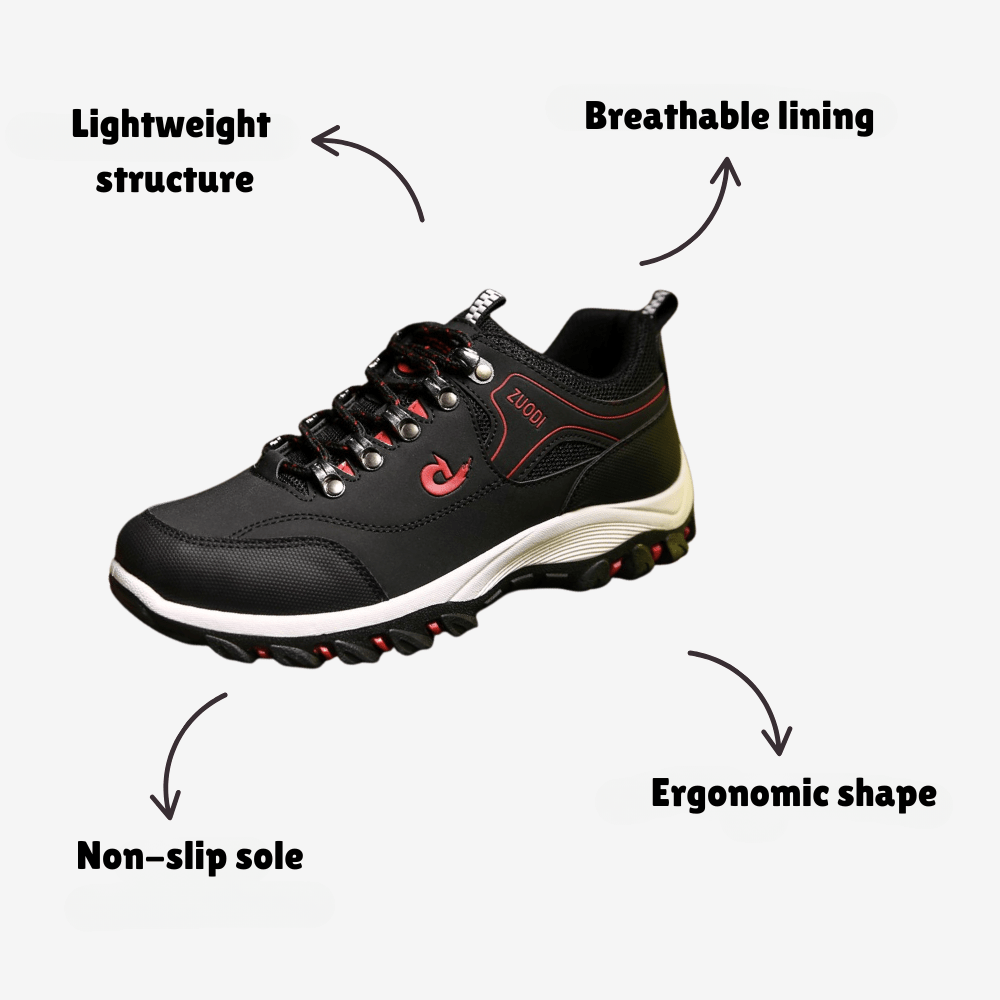 Men’s Lightweight Walking Shoes with Cushioned EVA Sole-Field & Wild