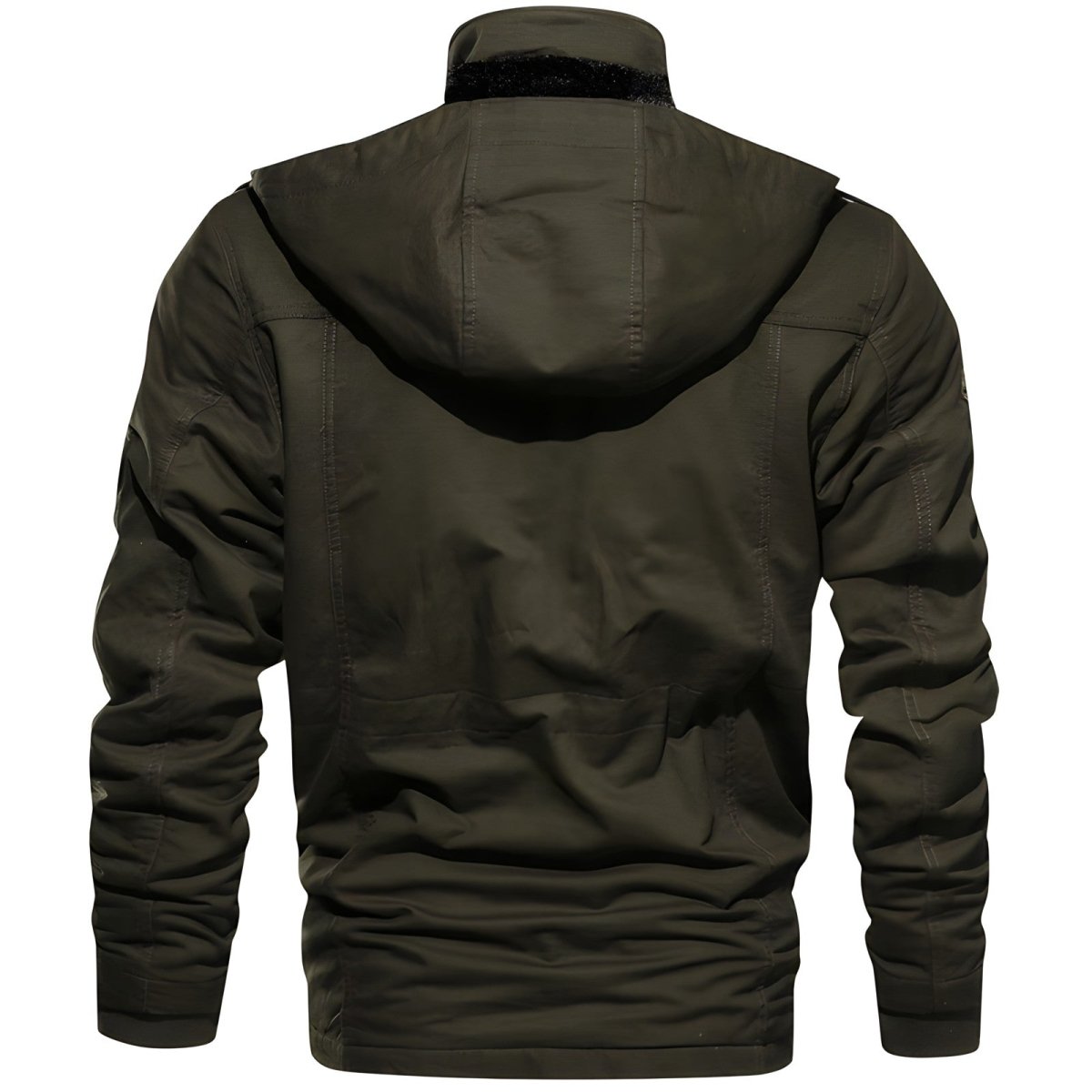Multi-Pocket Insulated Outdoor Jacket – Fleece-Lined Hood-Field & Wild