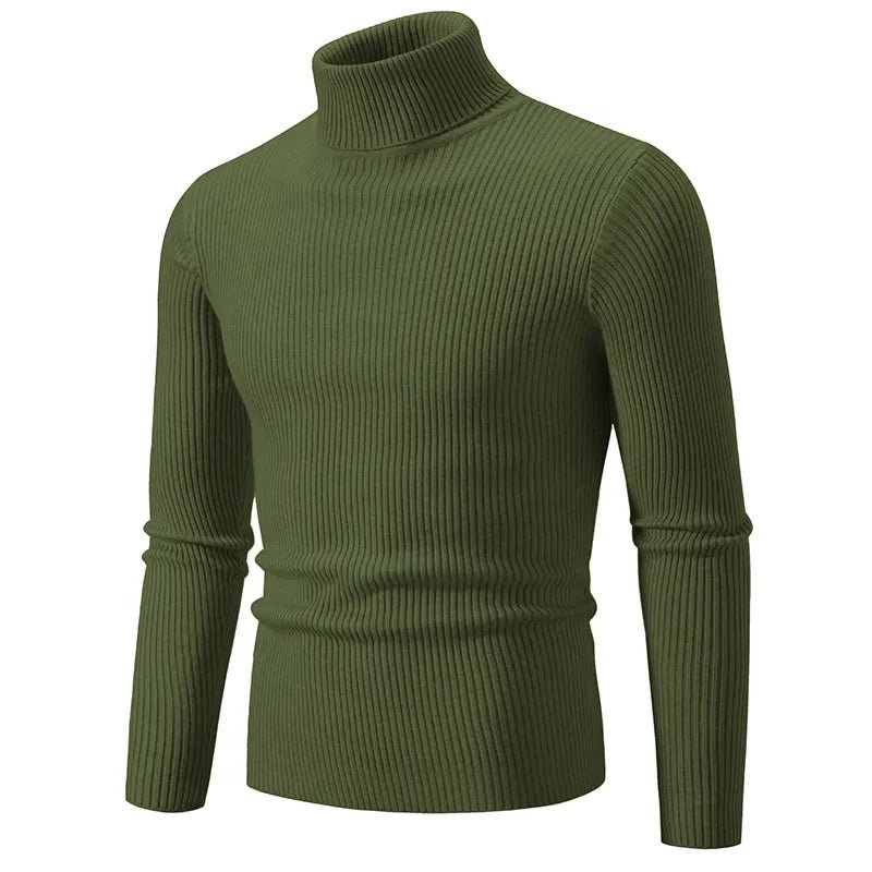 Men’s Ribbed Turtleneck Sweater | Active Peaks-Field & Wild