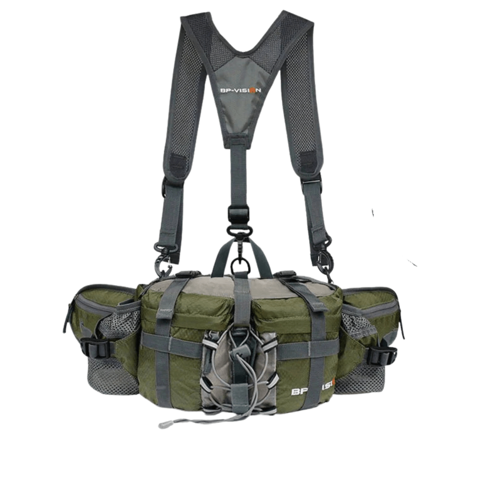 Hiking Waist Bag with 5L Multi-Pocket Water-Resistant Design-Field & Wild