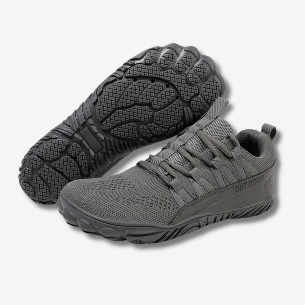Wide-Fit Walking Shoes with Cushioned Non-Slip Sole-Field & Wild