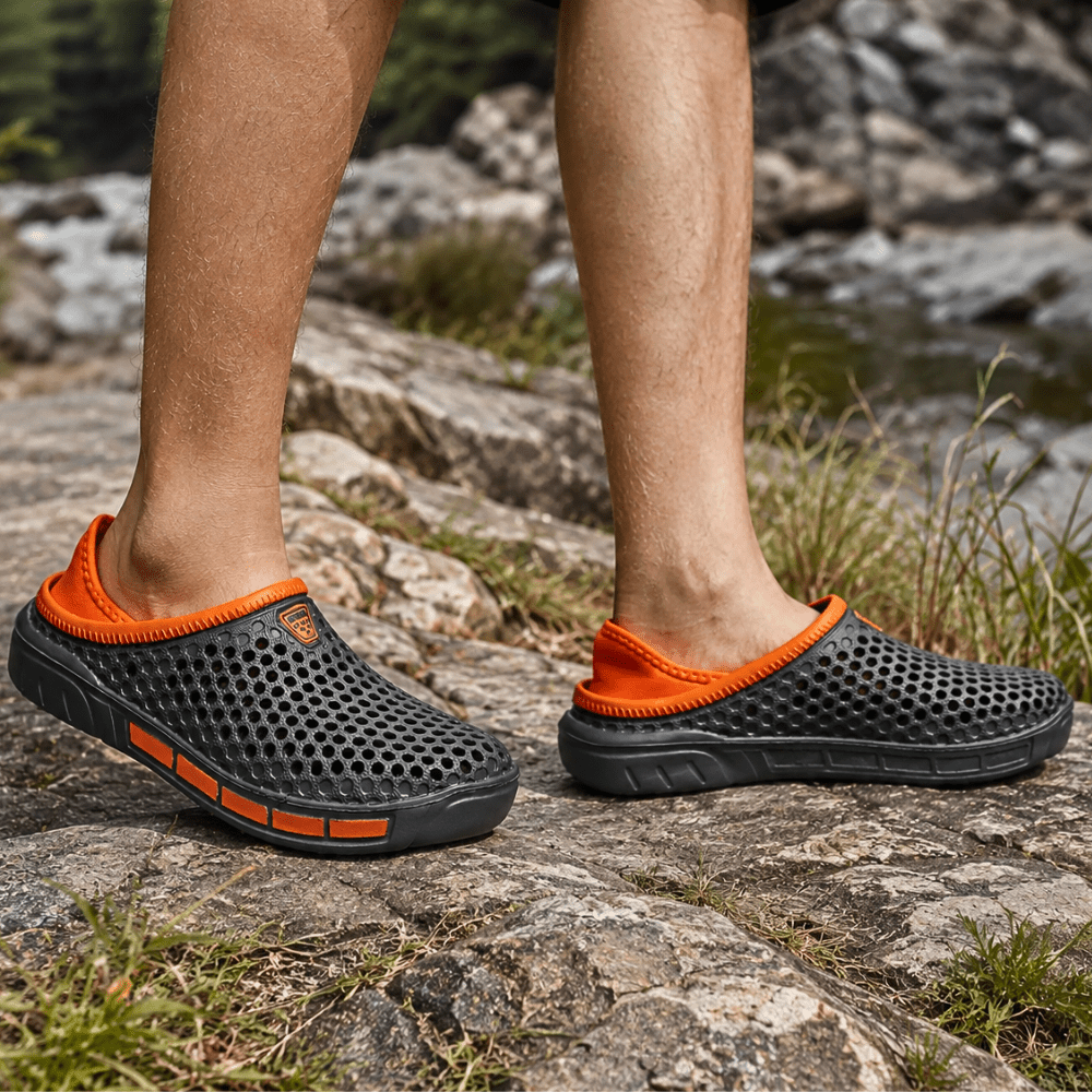 Lightweight Breathable Slip-On Outdoor Sandals - Field & Wild-Field & Wild