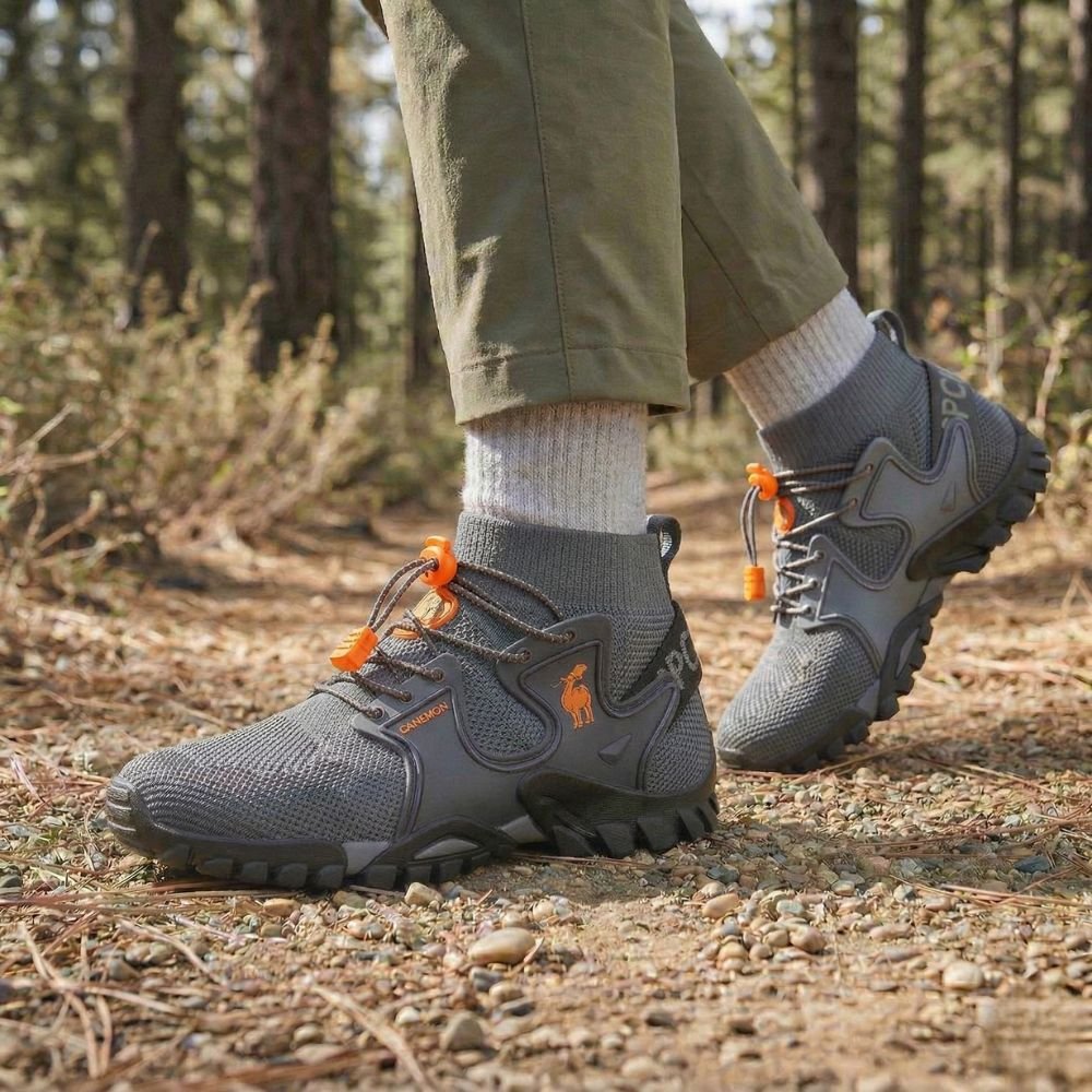 Breathable Trail Walking Shoes with Non-Slip Rubber Sole-Field & Wild