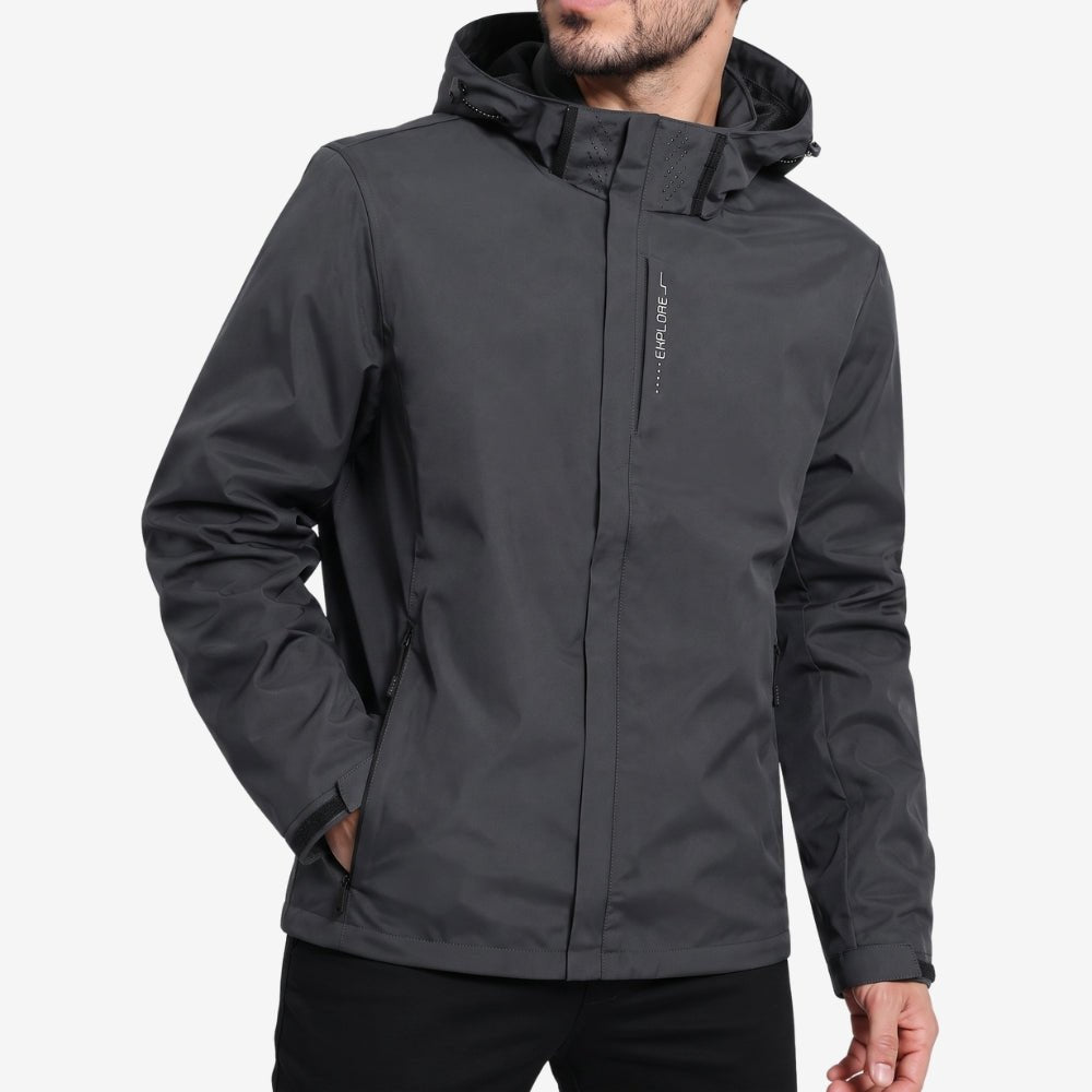 Unisex Lightweight Rain Jacket with Windproof Outdoor Protection-Field & Wild