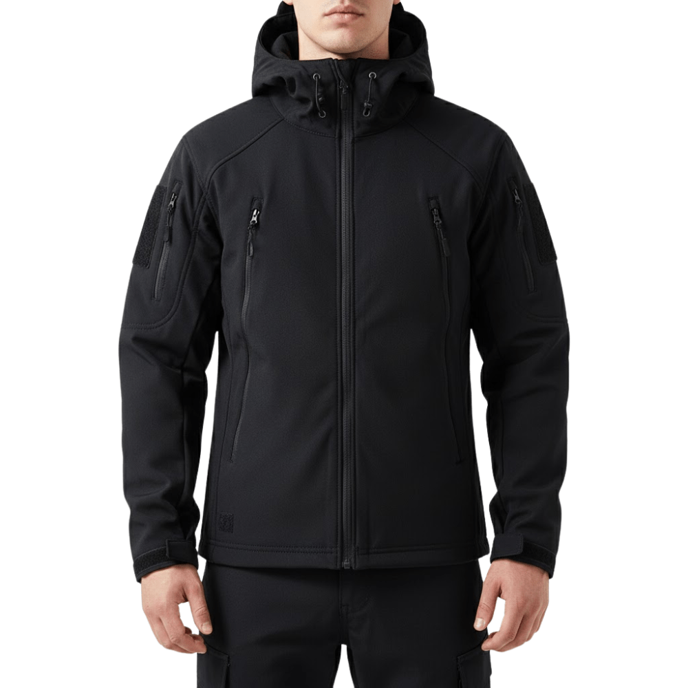 Hooded Softshell Jacket with Waterproof Outdoor Protection-Field & Wild