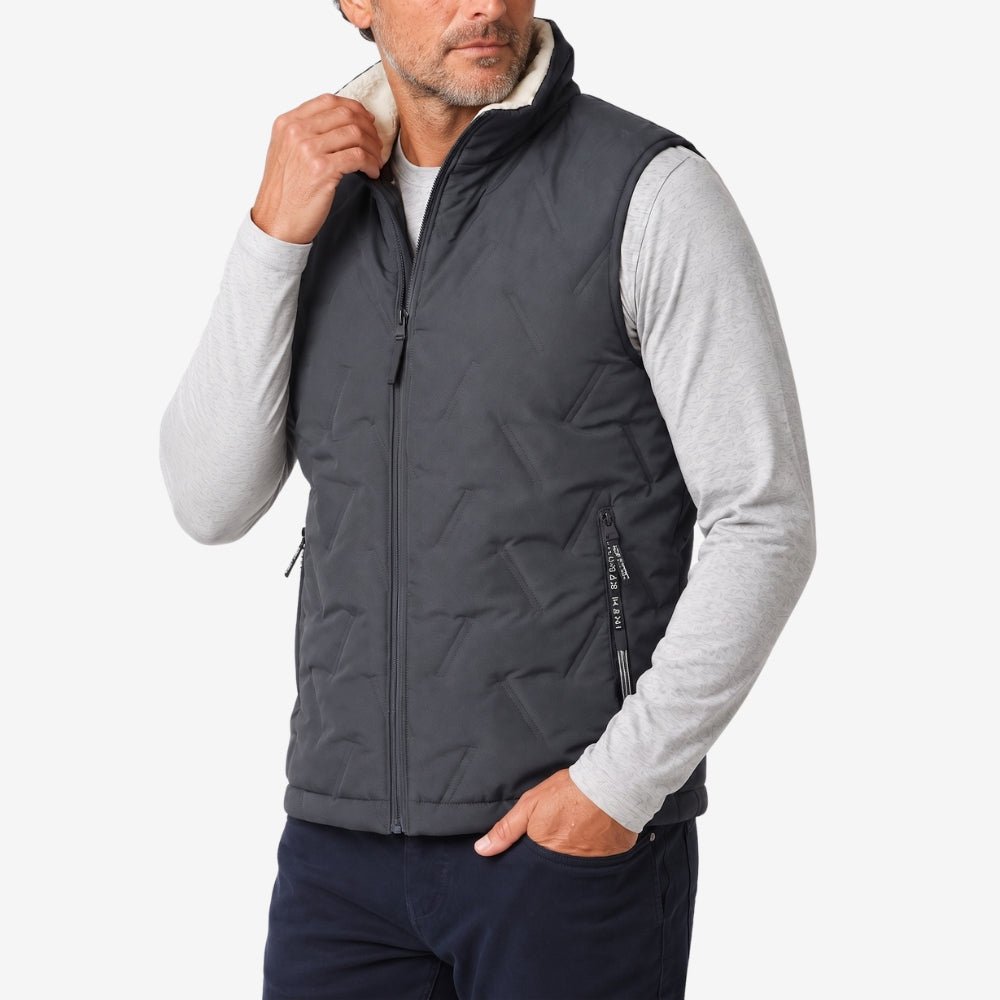 Men’s Lightweight Insulated Zip Gilet for Outdoor Layering-Field & Wild