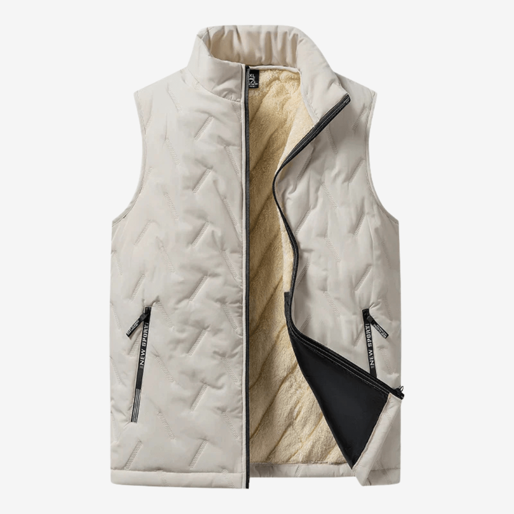 Men’s Lightweight Insulated Zip Gilet for Outdoor Layering-Field & Wild