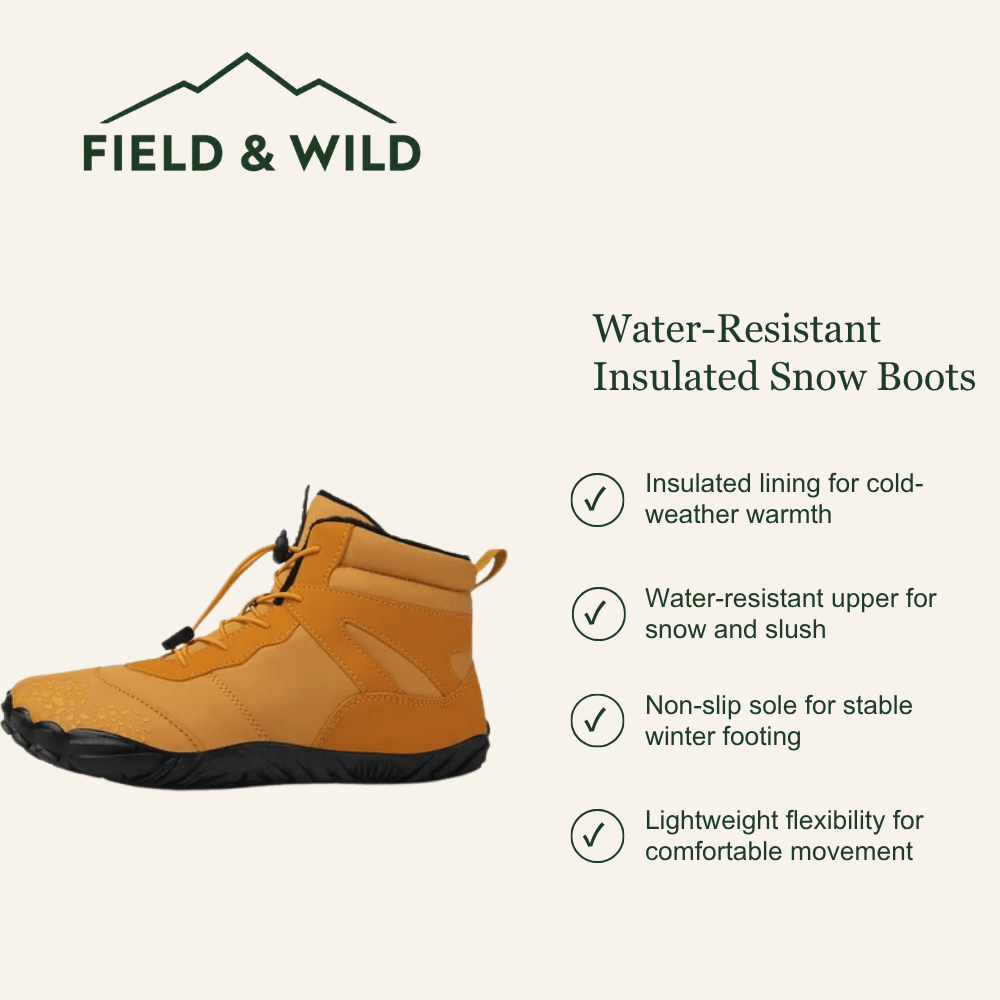 Water-Resistant Insulated Snow Boots - Field & Wild-Field & Wild