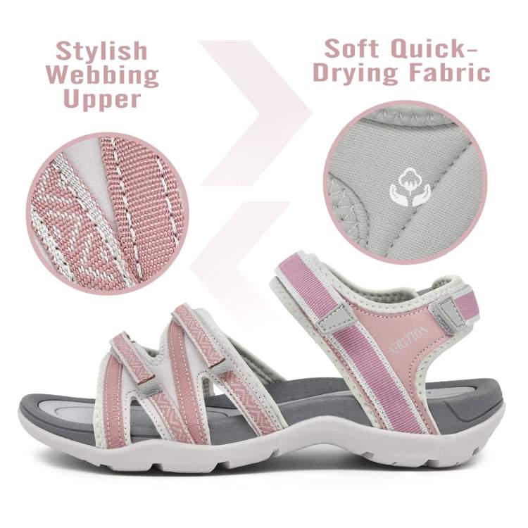 Lightweight Walking Sandals - Adjustable and Breathable for Women-Field & Wild