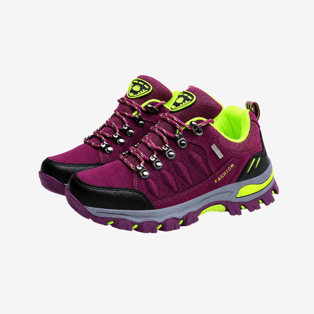 Women’s Waterproof Hiking Shoes with Cushioned Grip Sole-Field & Wild