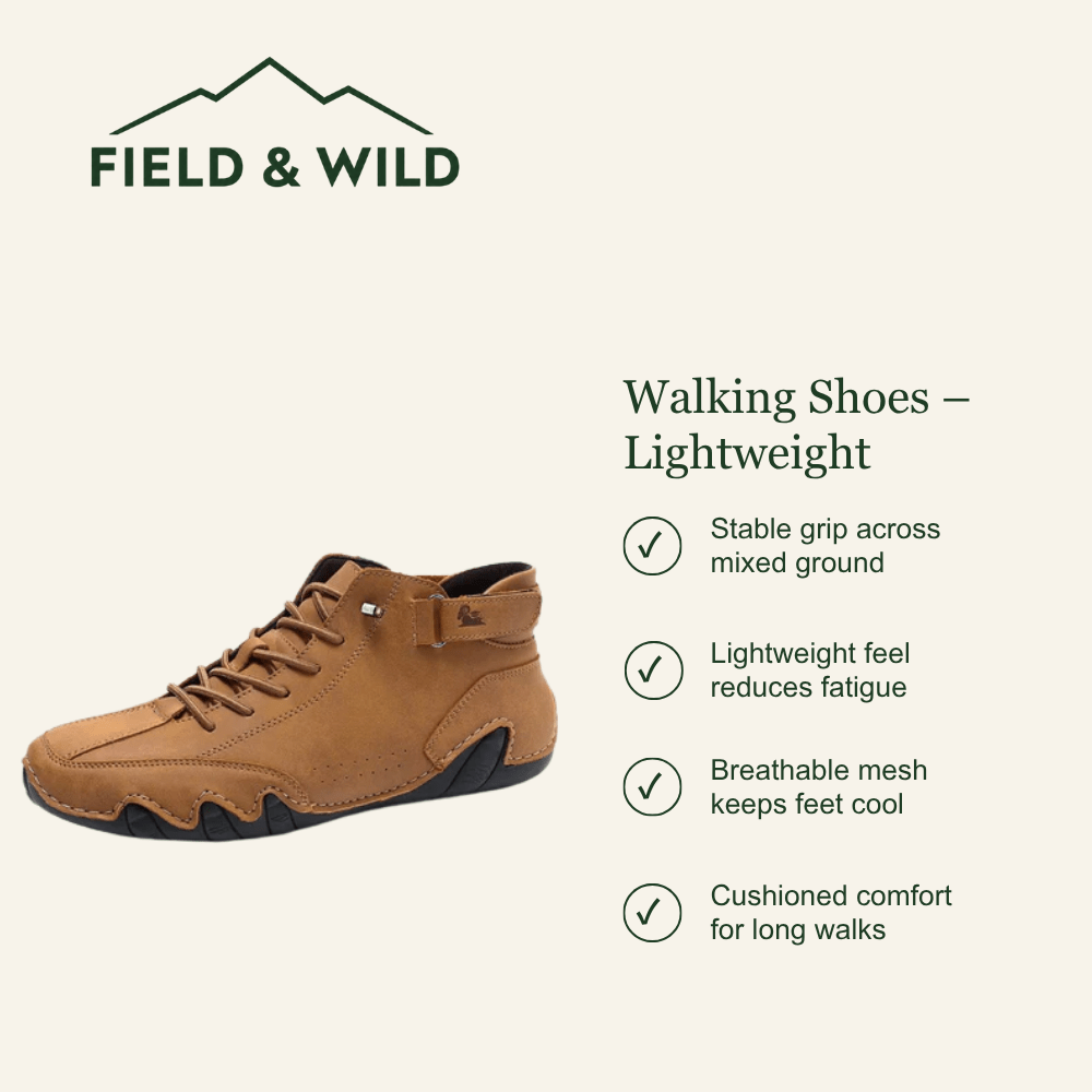Lightweight Breathable Walking Shoes for Outdoor Trails - Field & Wild-Field & Wild
