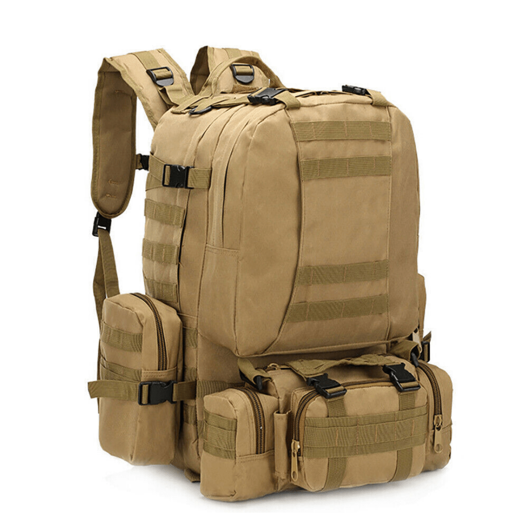 Water-Resistant and Rugged 50L Tactical Backpack-Field & Wild