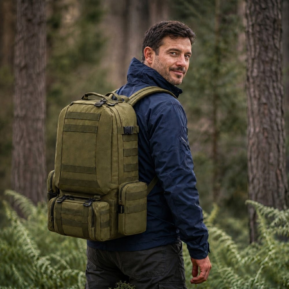 Water-Resistant and Rugged 50L Tactical Backpack-Field & Wild