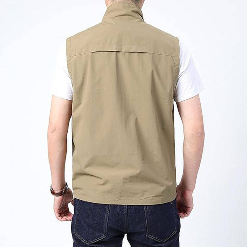 Lightweight Travel Vest with Multi-Pocket Quick-Dry Design-Field & Wild