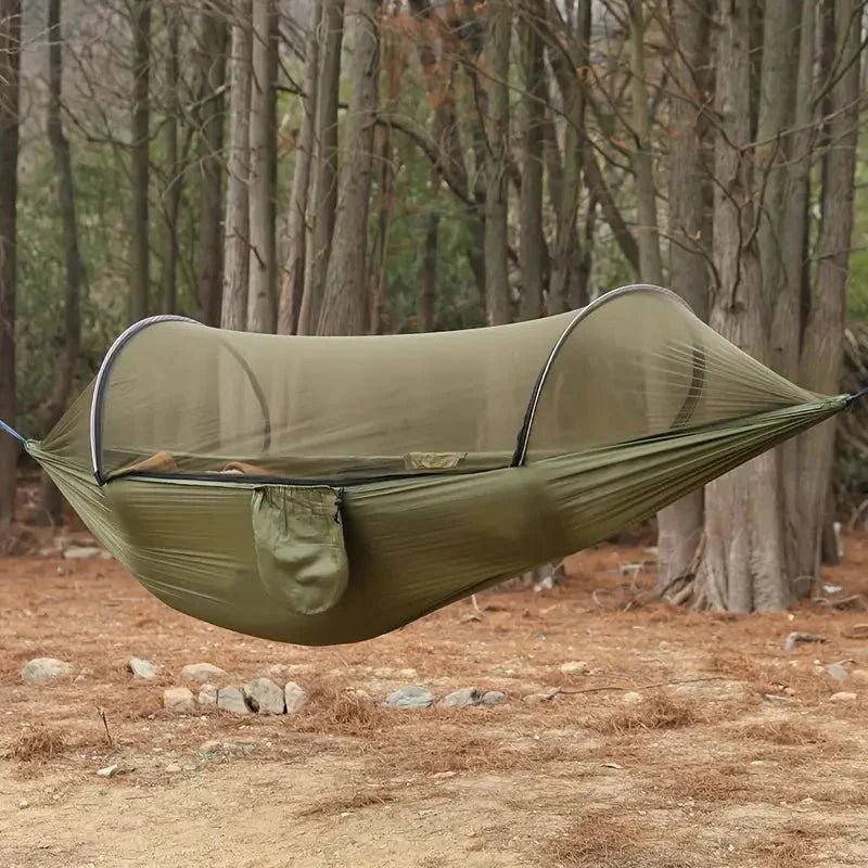 Lightweight Camping Hammock with Mosquito Net-Field & Wild