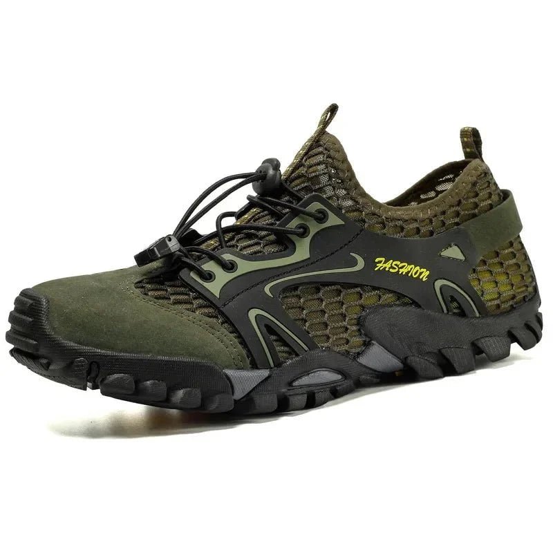 Men’s Grippy Hiking Shoes with Durable Mid-Height Support-Field & Wild