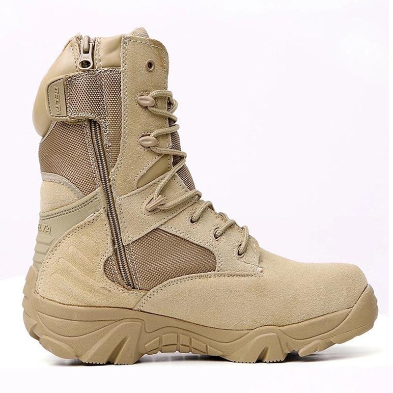 Men’s Waterproof Hiking Shoes with Anti-Slip Grip Sole-Field & Wild