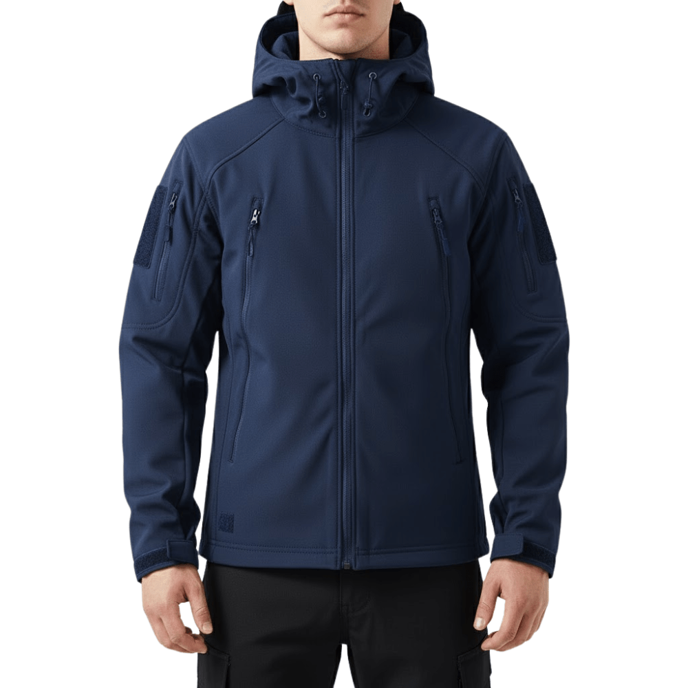 Hooded Softshell Jacket with Waterproof Outdoor Protection-Field & Wild
