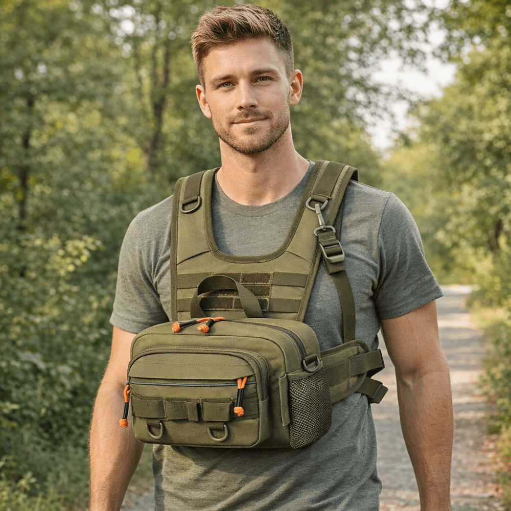 Fishing Chest Bag Durable Tactical Tackle Pack | Active Peaks-Field & Wild
