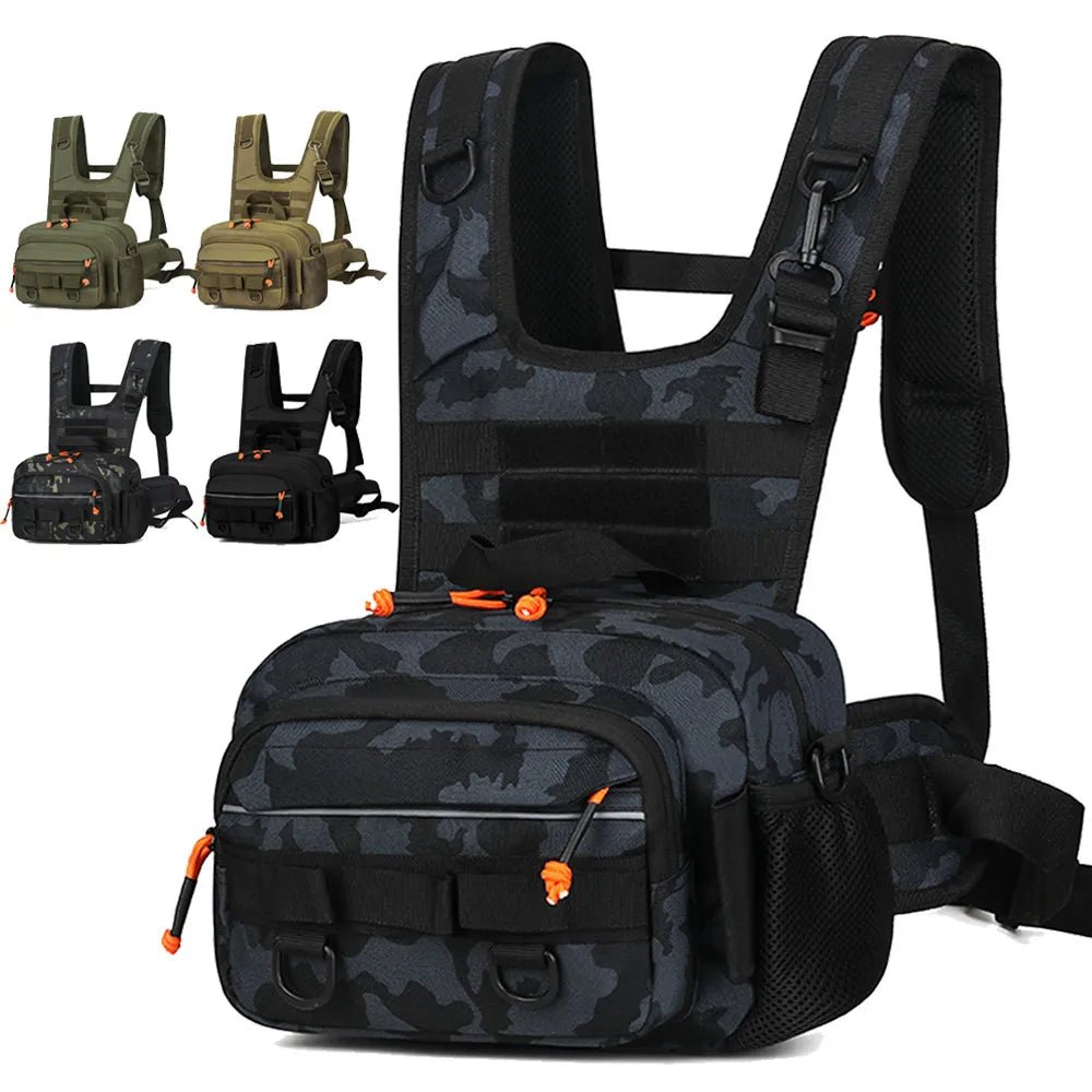 Fishing Chest Bag Durable Tactical Tackle Pack | Active Peaks-Field & Wild