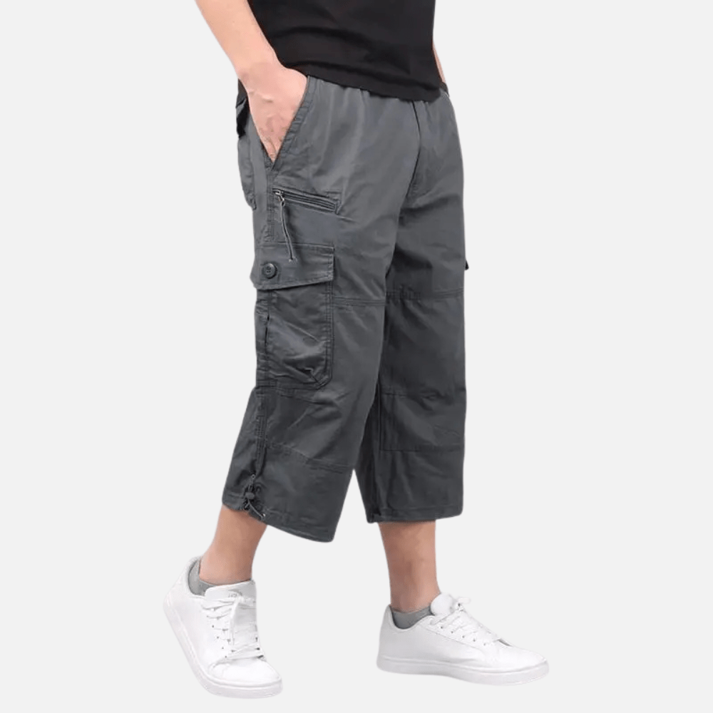 Lightweight Cargo Shorts with Loose Fit & Utility Pockets-Field & Wild
