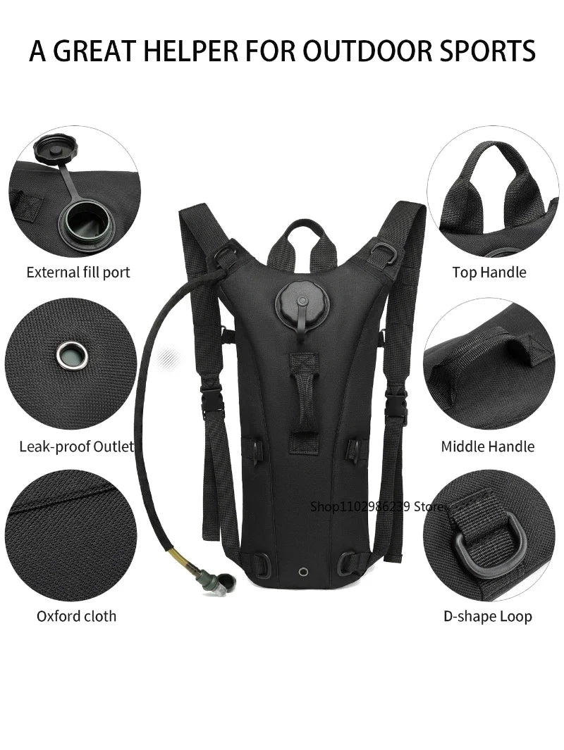 Hydration Backpack 3L Lightweight Water-Resistant | Active Peaks-Field & Wild