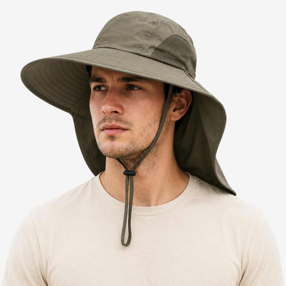 Lightweight Breathable Sun Hat with Wide Brim - Field & Wild-Field & Wild