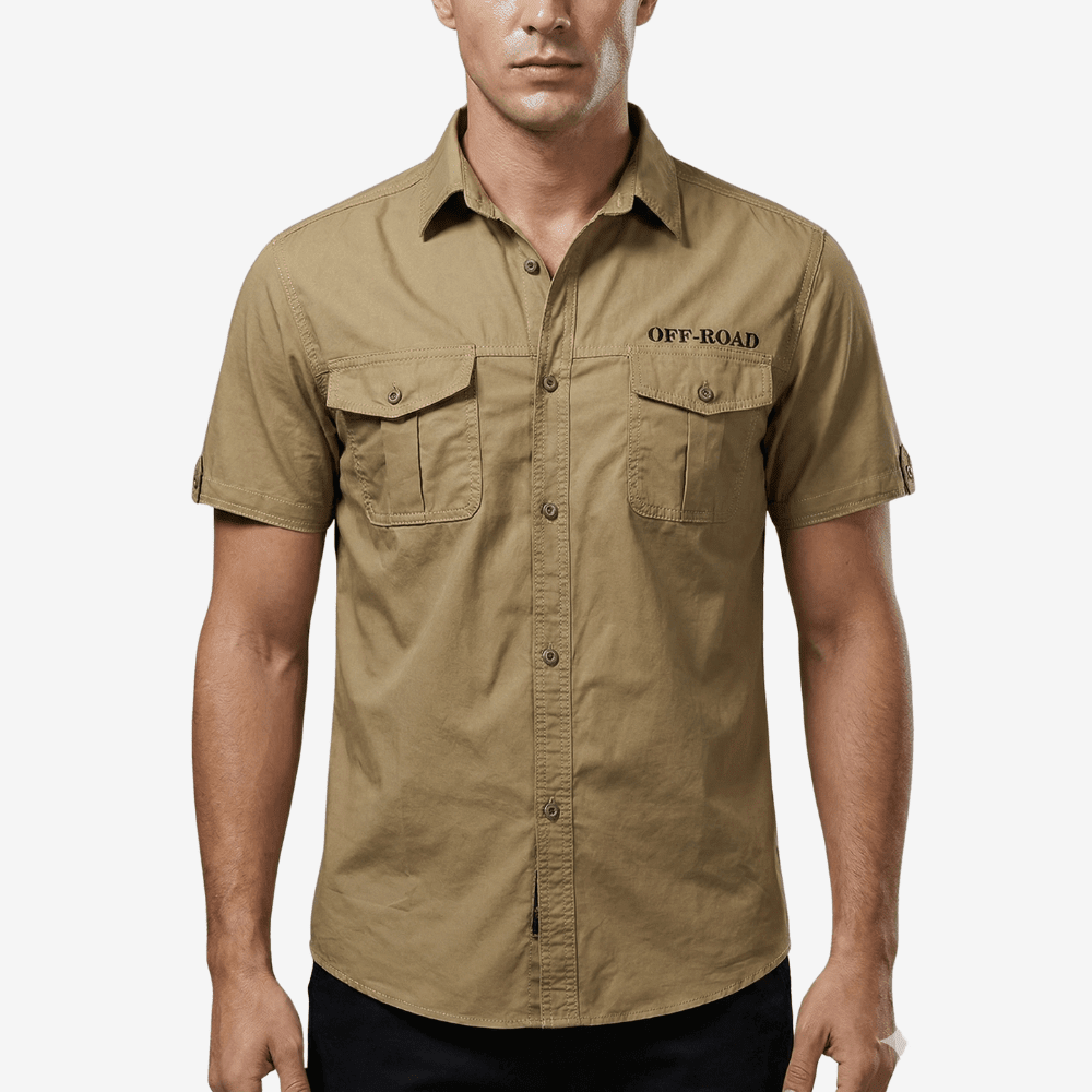 Breathable Cotton Outdoor Shirt for Men | Active Peaks-Field & Wild