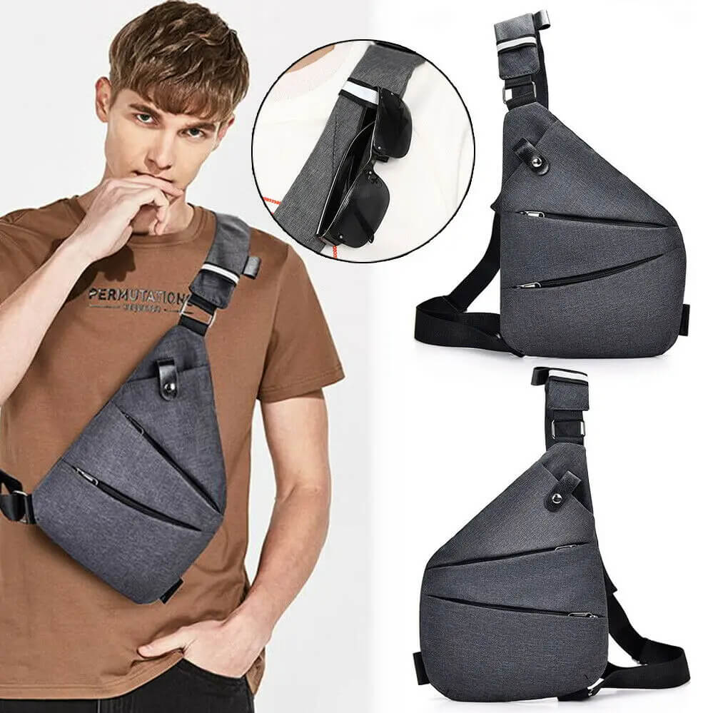Shoulder Bag – Lightweight & Water-Resistant Anti-Theft Travel Pack-Field & Wild