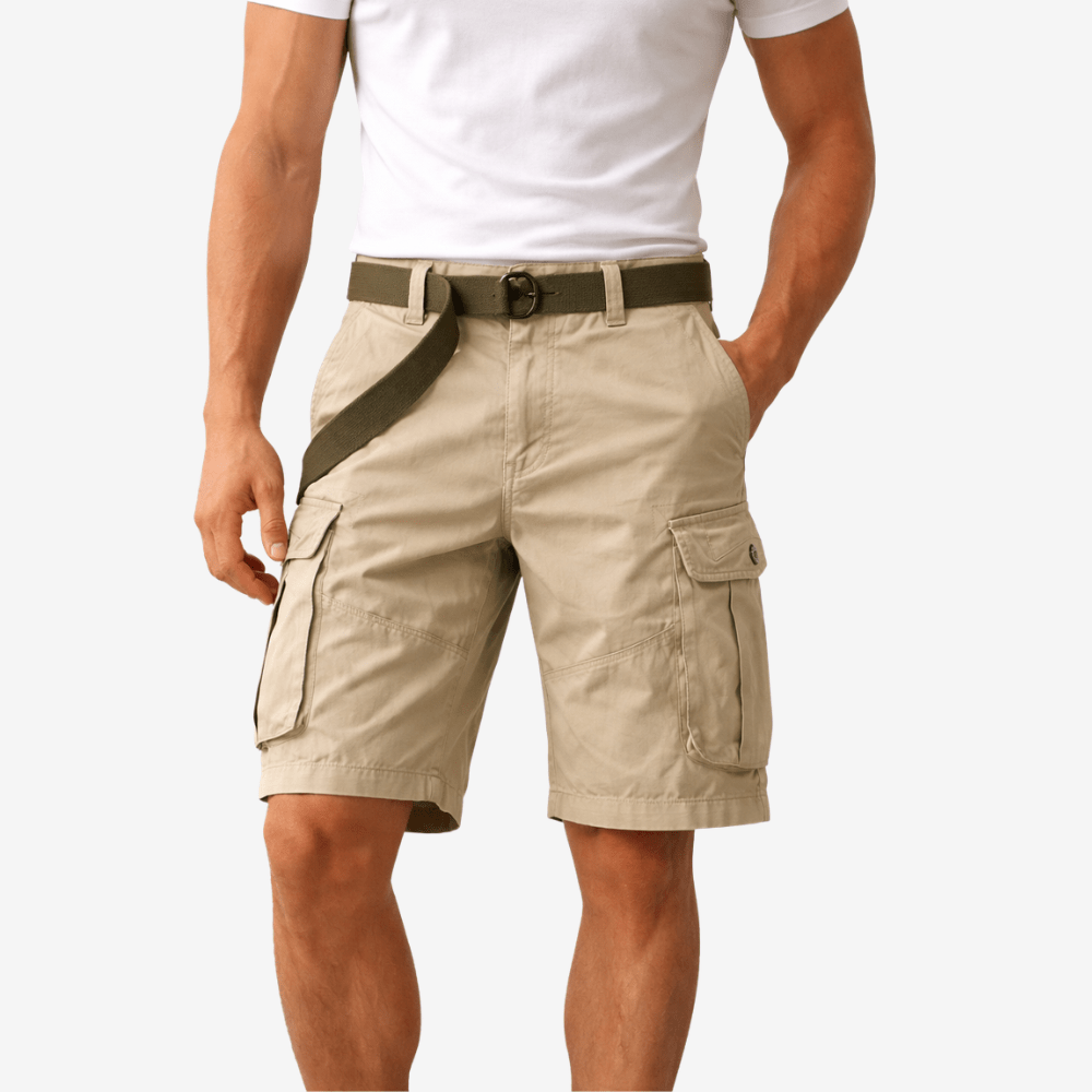 Men’s Lightweight Durable Hiking Shorts with Cargo Pockets-Field & Wild