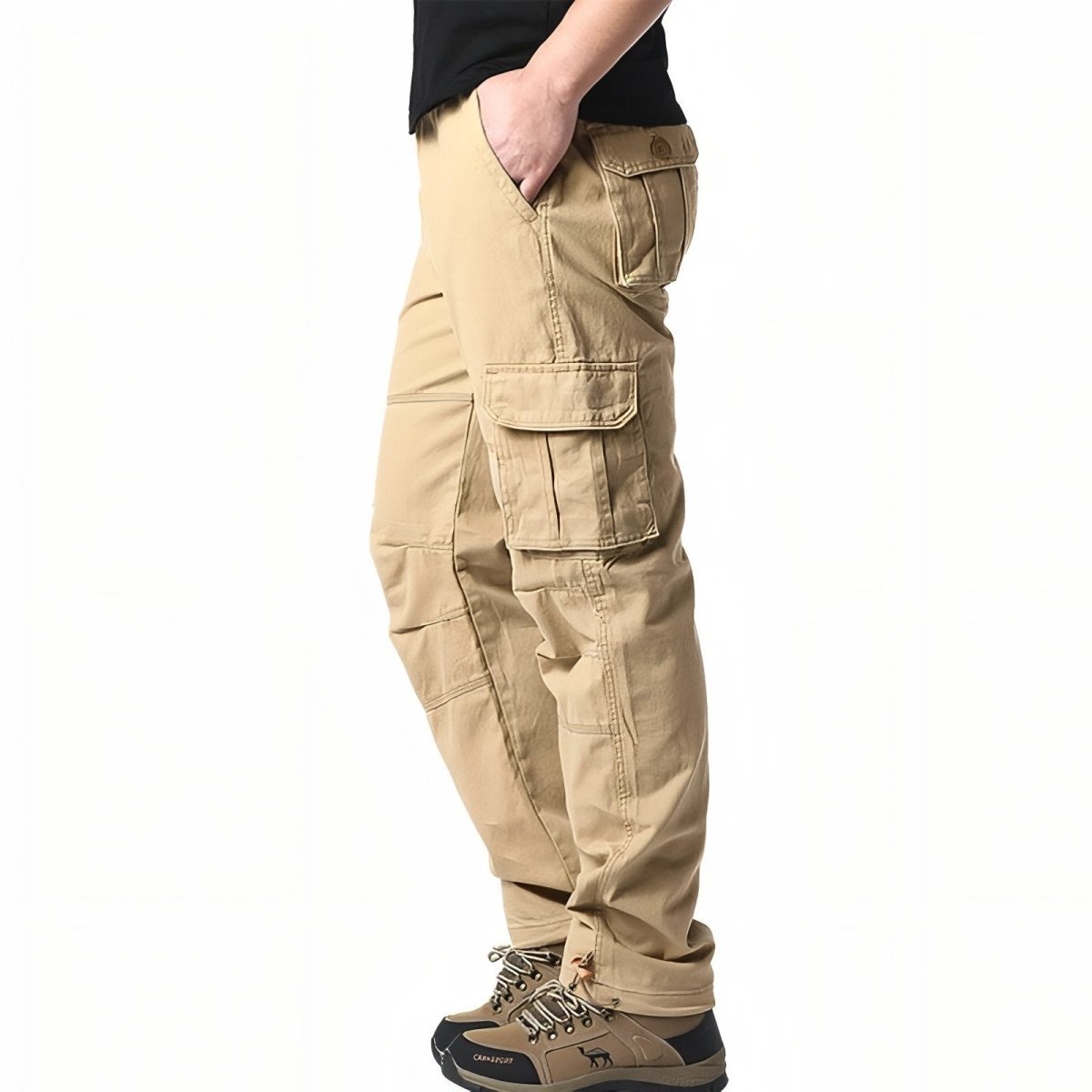 Breathable Cargo Hiking Trousers with Adjustable Fit-Field & Wild