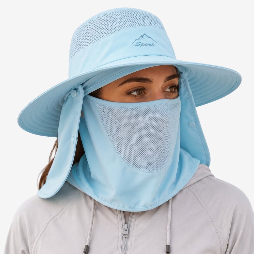Lightweight Breathable Hiking Hat with Neck Cover | Active Peaks-Field & Wild