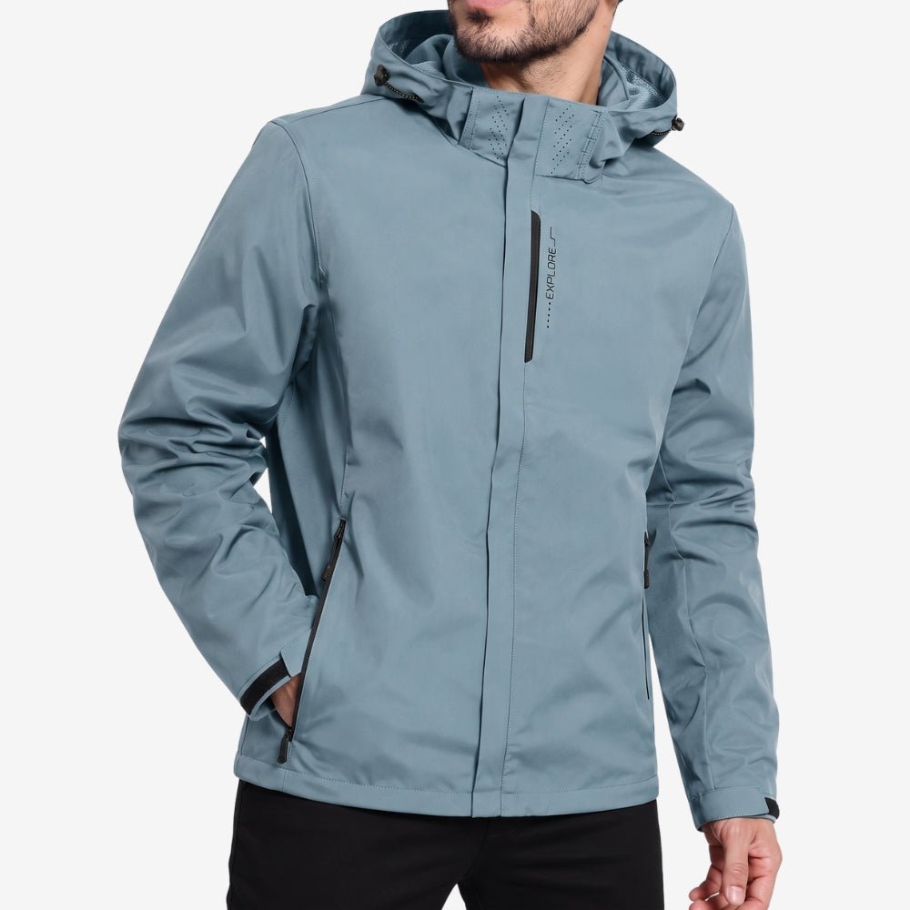Unisex Lightweight Rain Jacket with Windproof Outdoor Protection-Field & Wild
