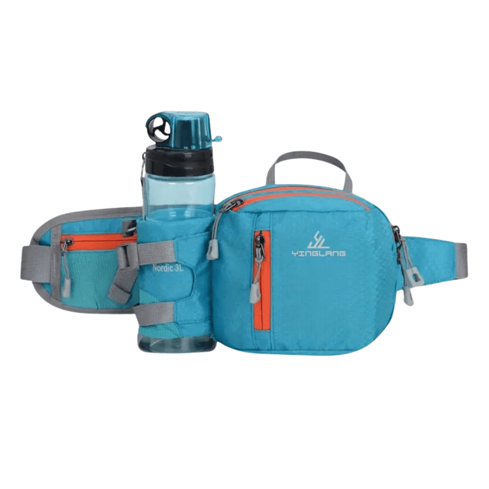 Lightweight Water-Resistant Hiking Waist Pack with Bottle Holder-Field & Wild