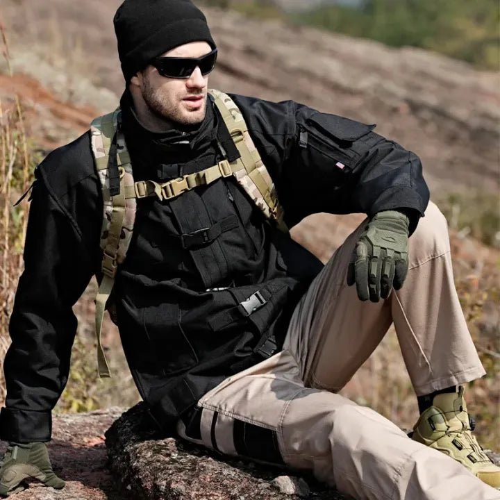 Men’s Quick-Dry Hiking Trousers with Multi-Pocket Storage-Field & Wild