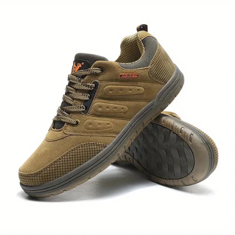 Men’s Water-Resistant Walking Trainers with Cushioned Support-Field & Wild
