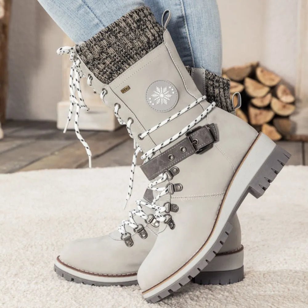Women’s Insulated Winter Boots with Water-Resistant Grip Sole-Field & Wild