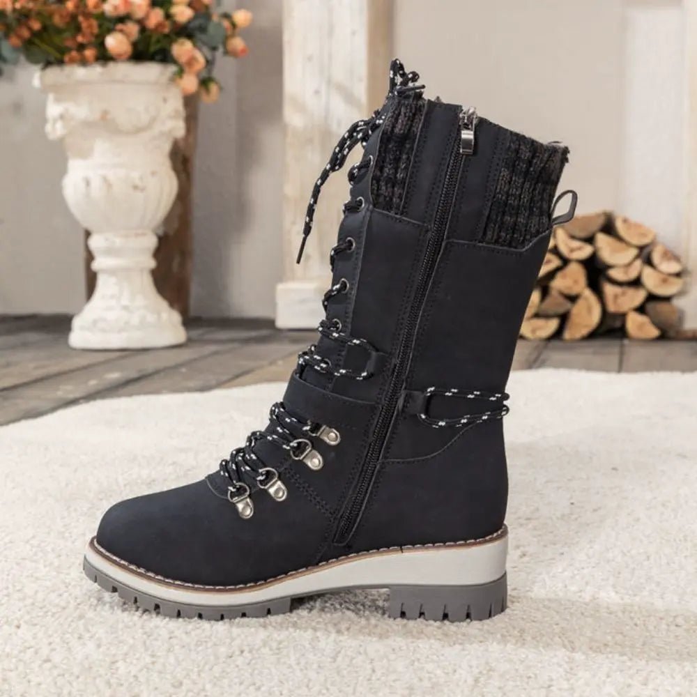 Women’s Insulated Winter Boots with Water-Resistant Grip Sole-Field & Wild