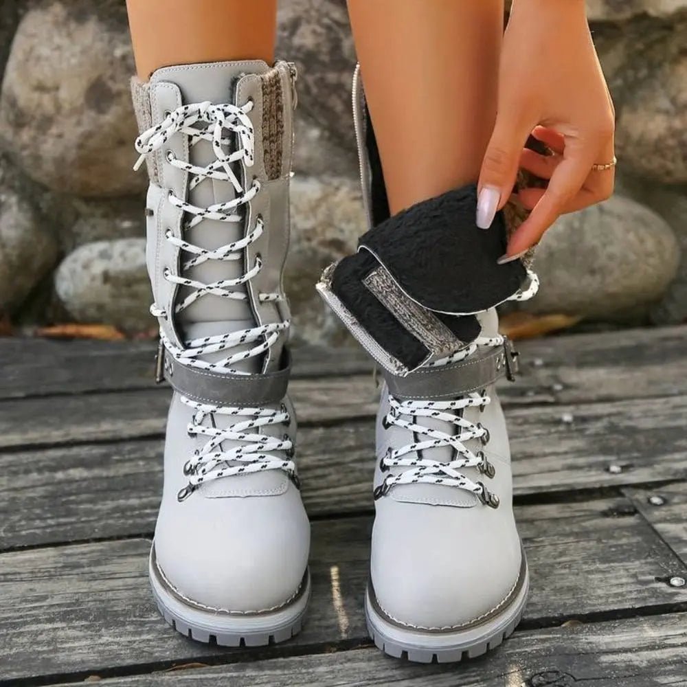 Women’s Insulated Winter Boots with Water-Resistant Grip Sole-Field & Wild
