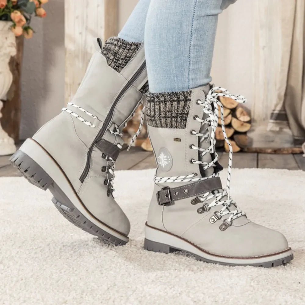 Women’s Insulated Winter Boots with Water-Resistant Grip Sole-Field & Wild
