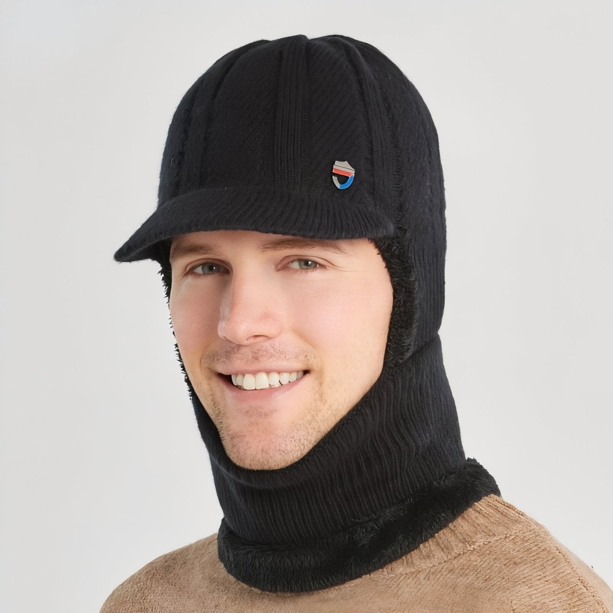 Thermal Balaclava Hat with Integrated Visor & Neck Coverage-Field & Wild