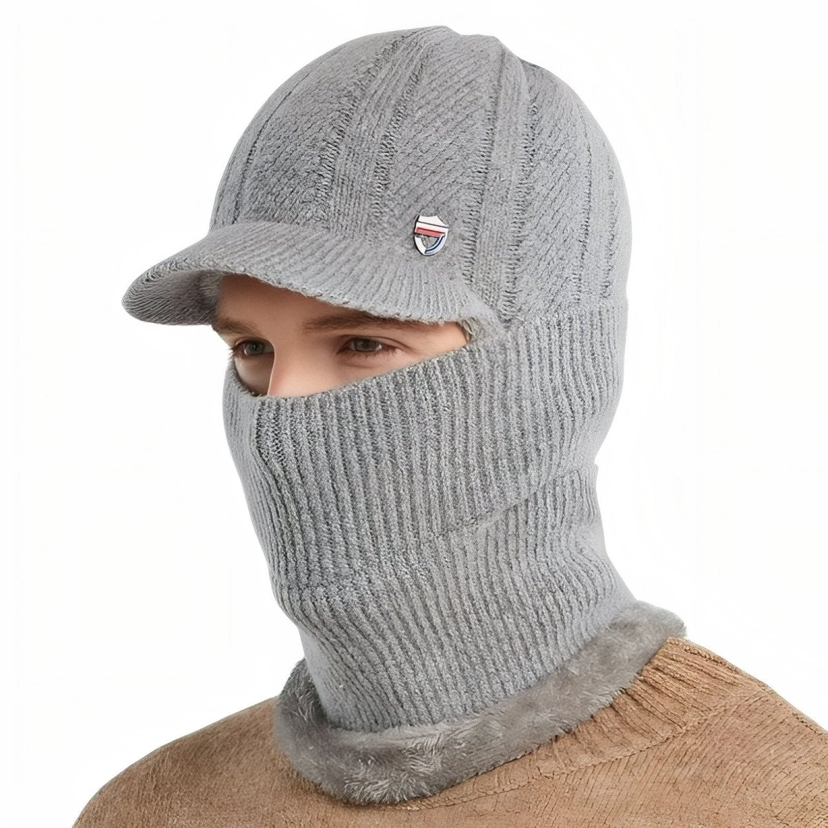 Thermal Balaclava Hat with Integrated Visor & Neck Coverage-Field & Wild