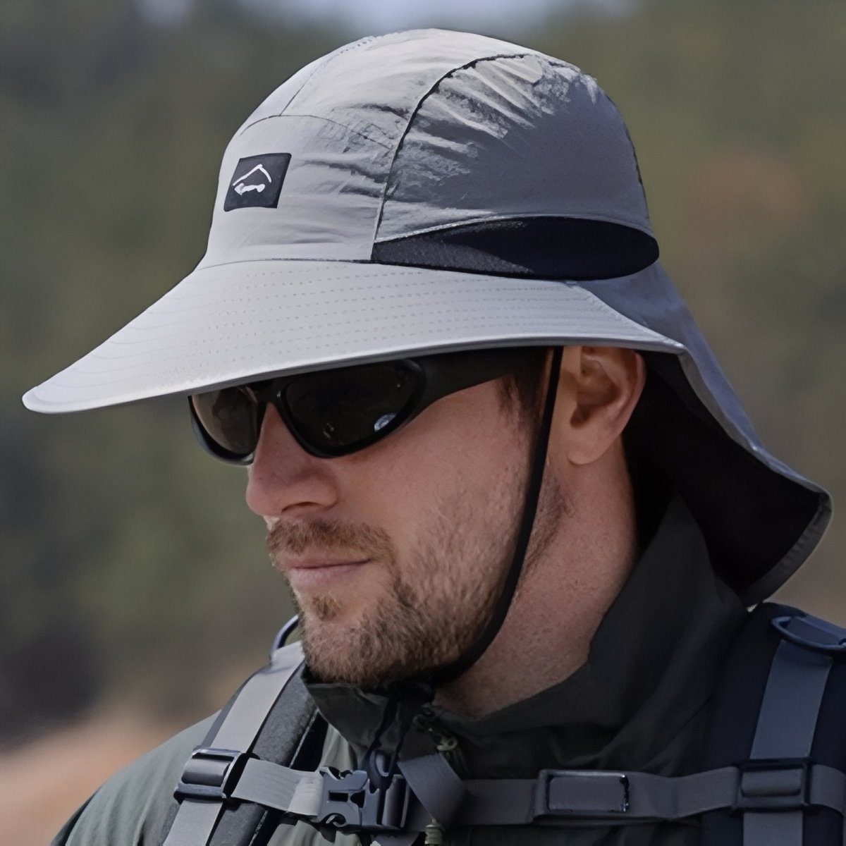 Lightweight Hiking Hat with Neck Shield & Breathable Design-Field & Wild