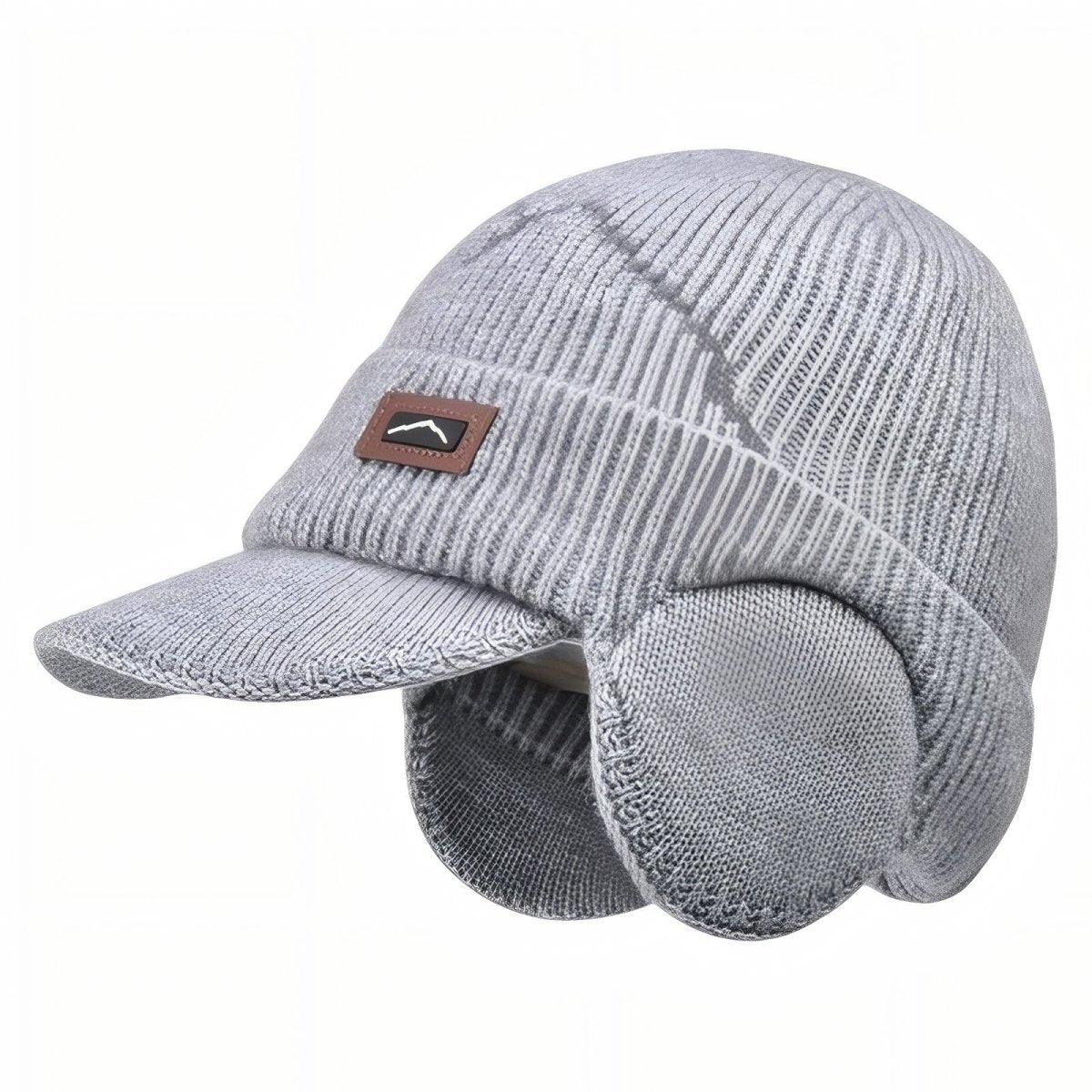 Fleece-Lined Winter Hat with Ear Flaps & Protective Visor-Field & Wild