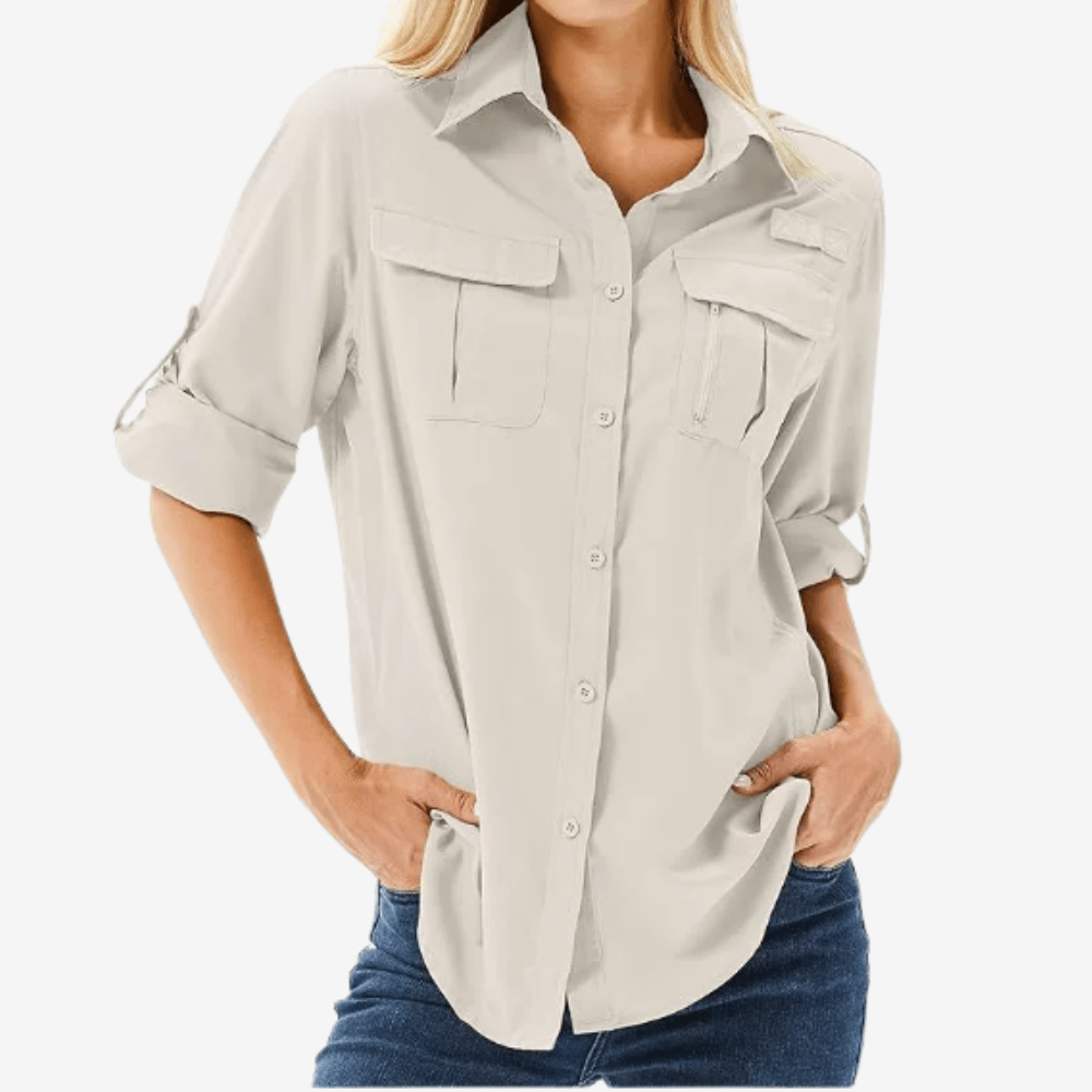 Women’s Lightweight Long Sleeve Hiking Shirt with UV Protection-Field & Wild