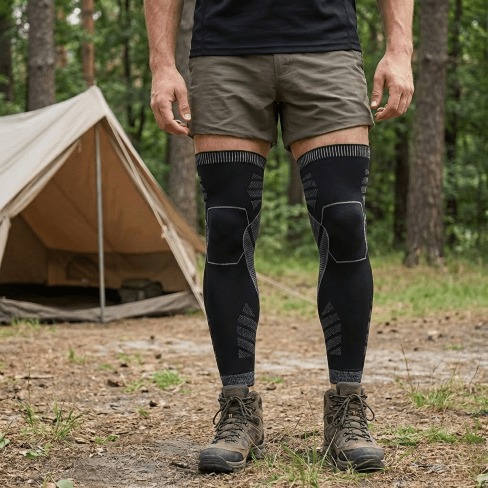 Full-Length Compression Knee Sleeves for Outdoor Activity-Field & Wild