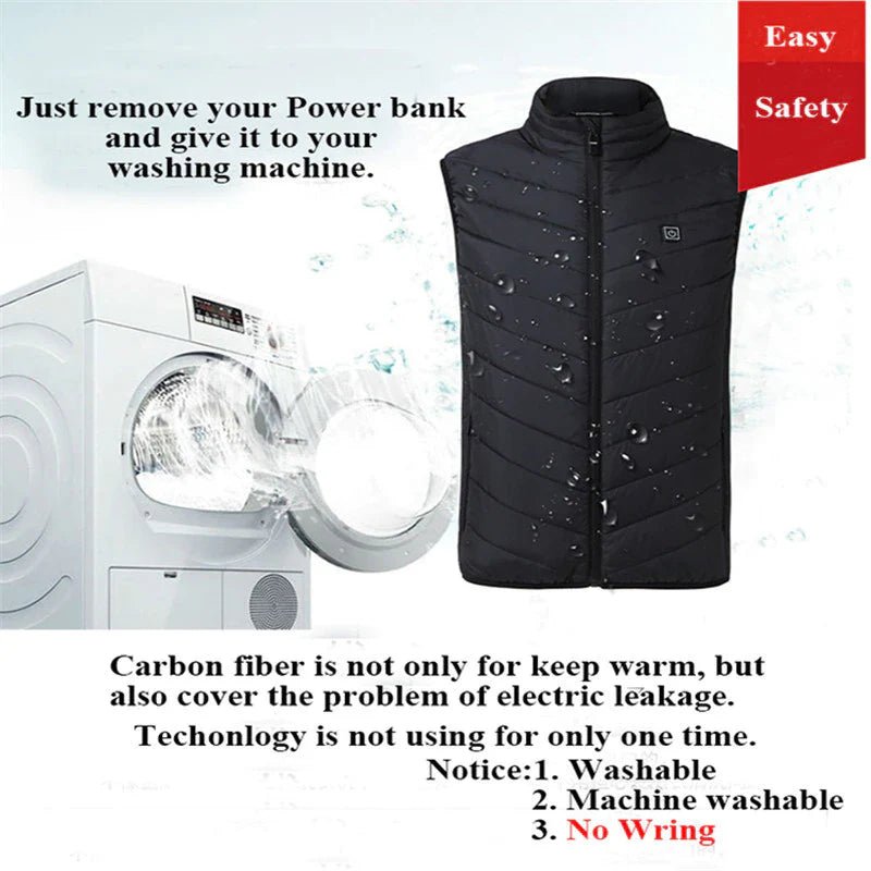Lightweight Heated Gilet with USB Power & Water-Resistant Design-Field & Wild